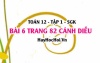 Bài 6 trang 82 Toán 12 tập 1 Cánh Diều